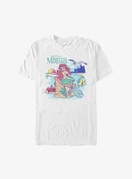 Disney The Little Mermaid Beachside Friends Extra Soft T-Shirt