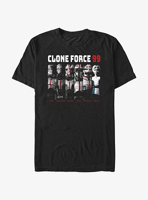 Star Wars: The Bad Batch Clone Force Group Extra Soft T-Shirt