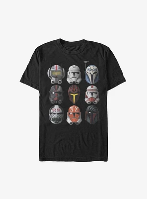 Star Wars Clone Helmets Extra Soft T-Shirt