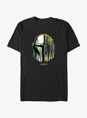 Star Wars The Mandalorian This Is Way Helmet Extra Soft T-Shirt