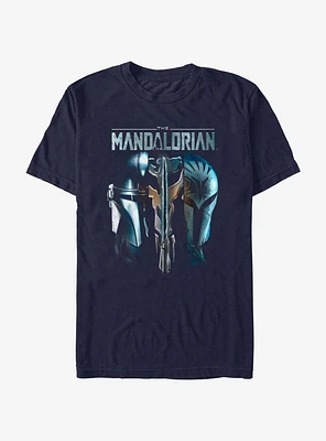 Star Wars The Mandalorian Din Djarin & Bo-Katan Mythosaur Extra Soft T-Shirt Hot Topic Web Exclusive