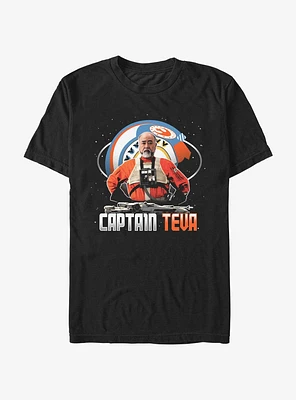 Star Wars The Mandalorian Captain Teva Extra Soft T-Shirt