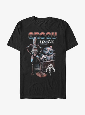 Star Wars The Mandalorian Grogu & IG-12 Extra Soft T-Shirt