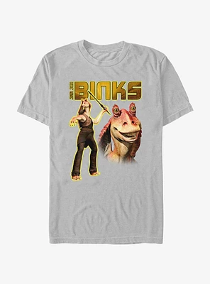 Star Wars Jar Binks Starshots Extra Soft T-Shirt