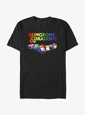 Dungeons & Dragons Pride Dice Extra Soft T-Shirt