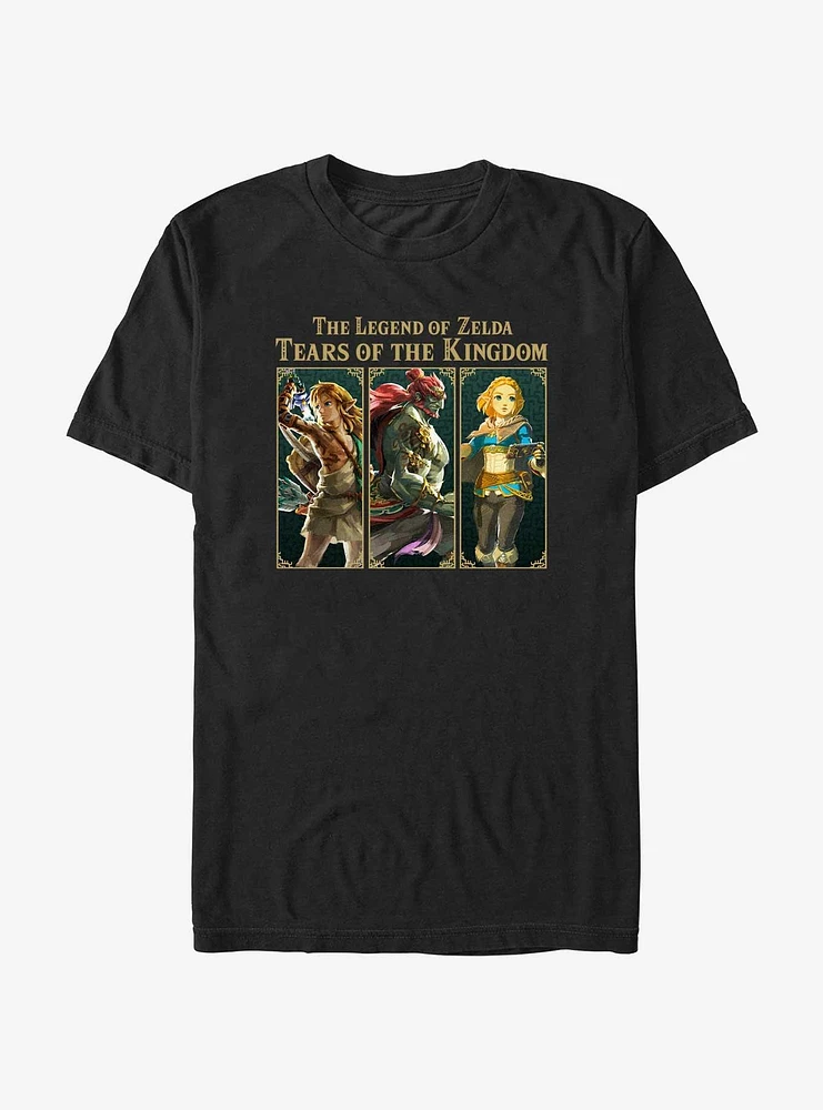 the Legend of Zelda: Tears Kingdom Trio Box Up T-Shirt
