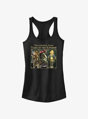 the Legend of Zelda: Tears Kingdom Trio Box Up Girls Tank