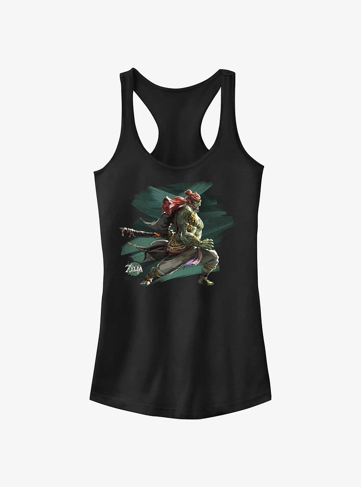 the Legend of Zelda: Tears Kingdom Ganondorf Logo Girls Tank