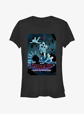 Spider-Man: Across The Spider-Verse Spot Poster Girls T-Shirt