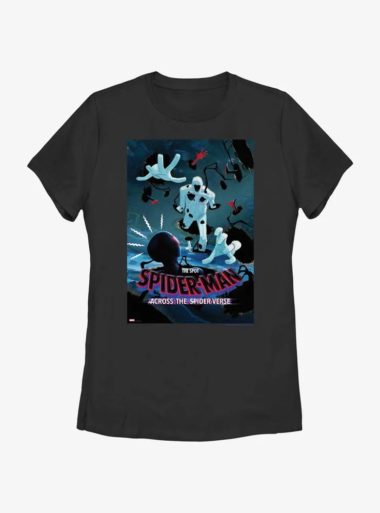 Spider-Man: Across The Spider-Verse Spot Poster Womens T-Shirt