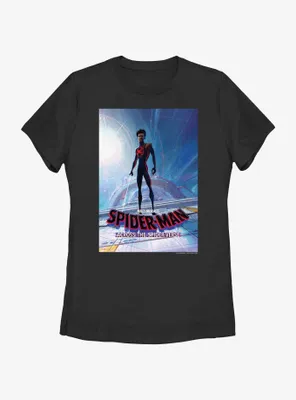 Spider-Man: Across The Spider-Verse Miles Morales Poster Womens T-Shirt