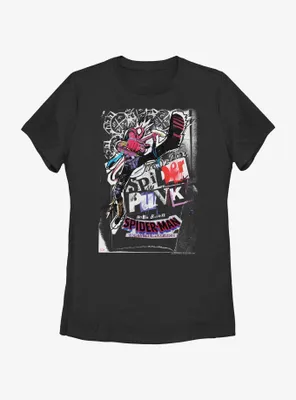 Spider-Man: Across The Spider-Verse Spider-Punk Poster Womens T-Shirt