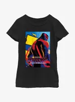Spider-Man: Across The Spider-Verse Spider-Man 2099 Miguel Poster Youth Girls T-Shirt