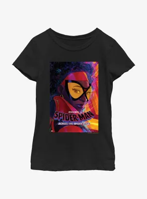 Spider-Man: Across The Spider-Verse Jessica Drew Spider-Woman Poster Youth Girls T-Shirt