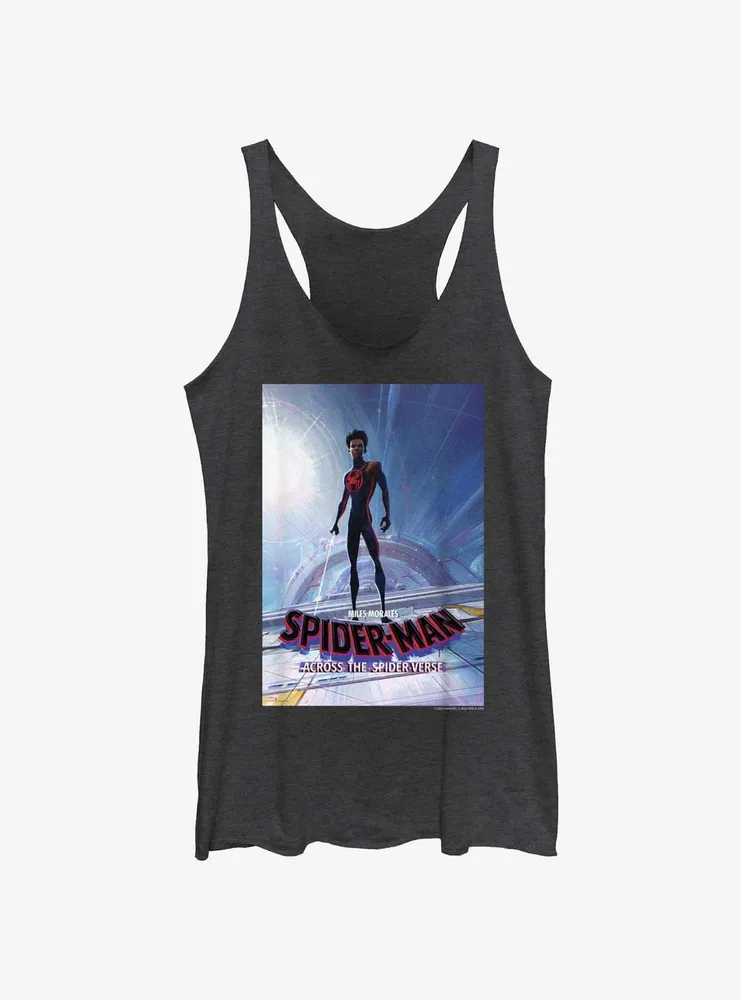 Spider-Man: Across The Spider-Verse Miles Morales Poster Womens Tank Top