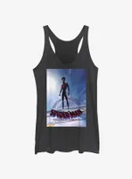 Spider-Man: Across The Spider-Verse Miles Morales Poster Womens Tank Top