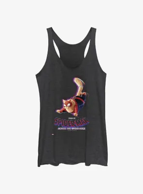 Spider-Man: Across The Spider-Verse Spider-Cat Poster Womens Tank Top