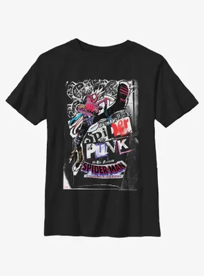 Spider-Man: Across The Spider-Verse Spider-Punk Poster Youth T-Shirt