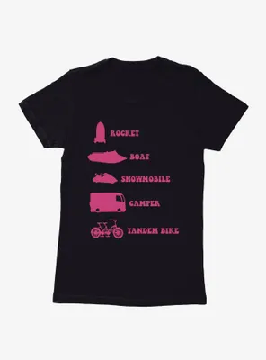 Barbie The Movie Vehicle Playset Silhouettes Womens T-Shirt