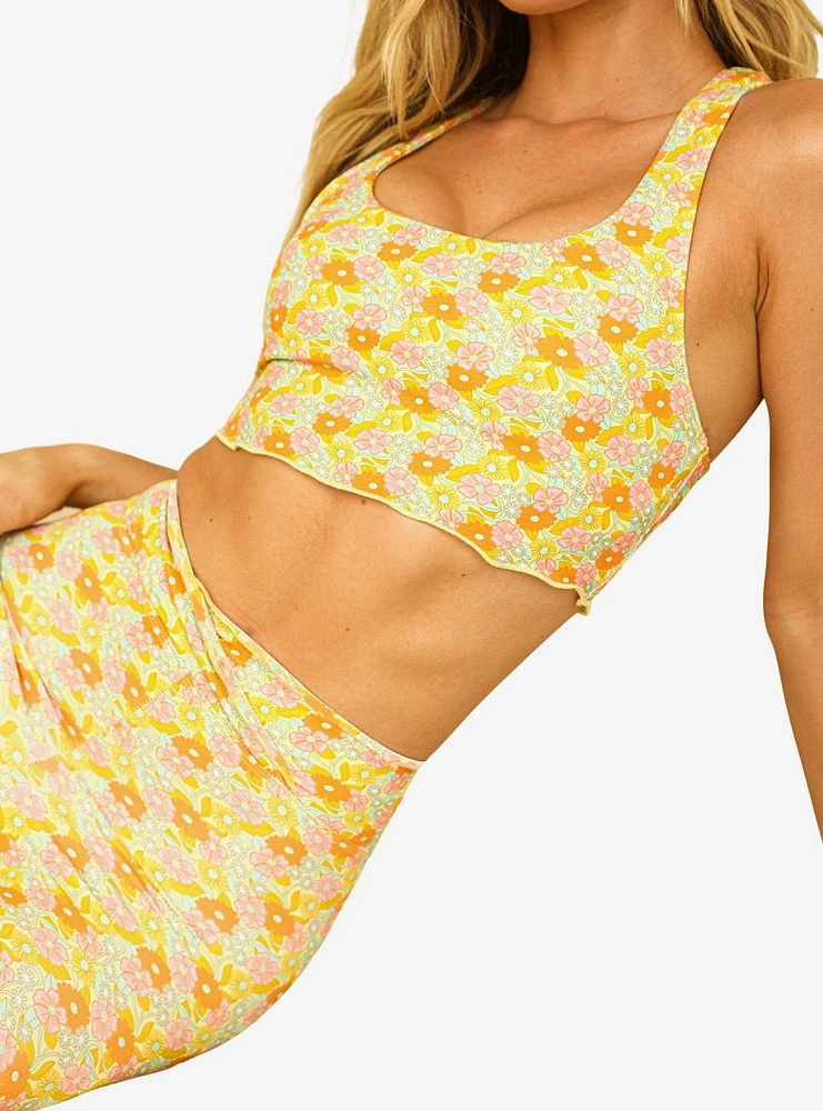 Dippin' Daisy's Serenity Sports Bra Sunset Grove Floral