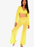 Dippin' Daisy's Palm Spring Pant Cover-Up Juicyfruit Yellow