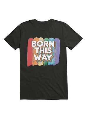 Born This Way Vintage Rainbow T-Shirt
