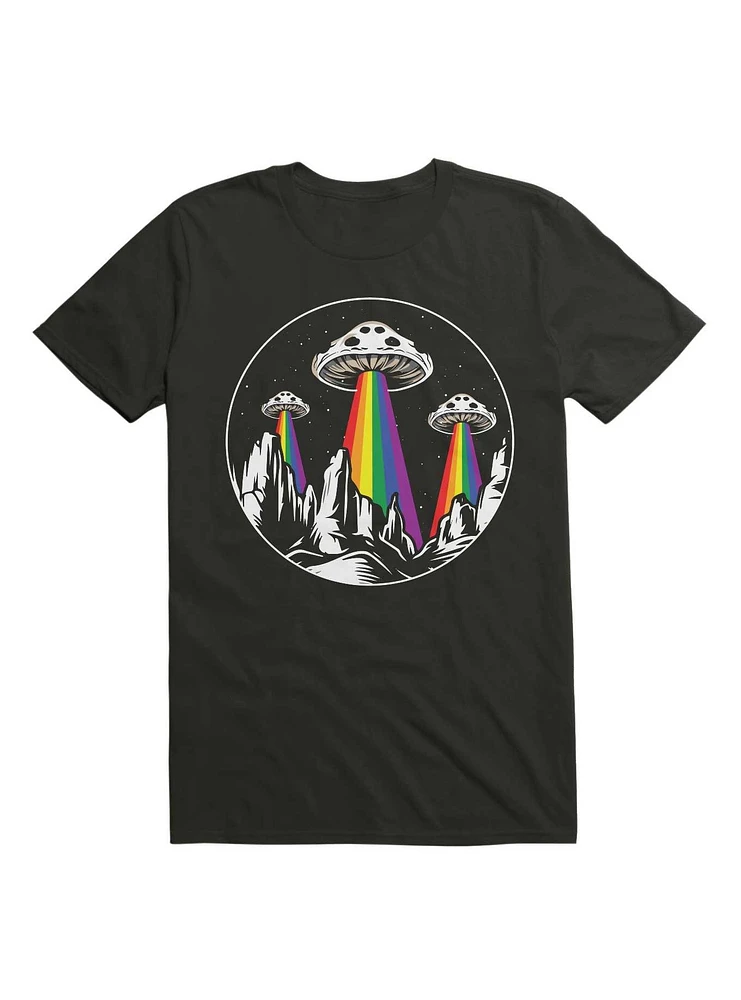 Alien Mushroom Lgbt T-Shirt