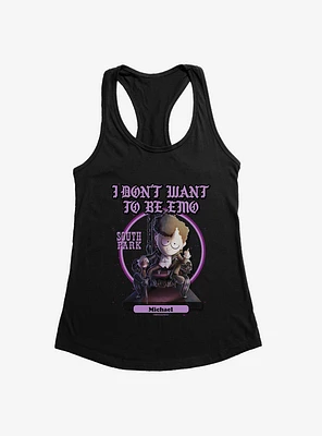 South Park I Don't Want To Be Emo Girls Tank