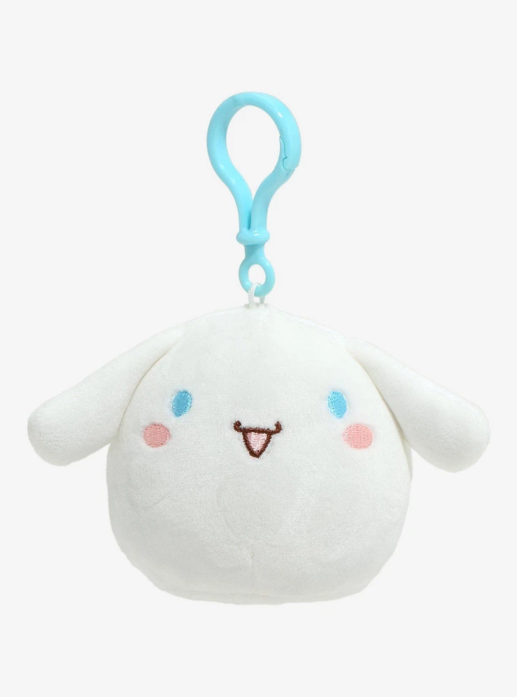 Squishmallows Sanrio Cinnamoroll 3 Inch Plush Bag Clip