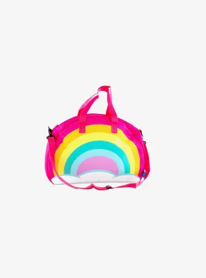 Rainbow Crossbody Tote Cooler Bag