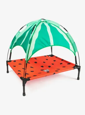 BigMouth Elevated Dog Bed Watermelon