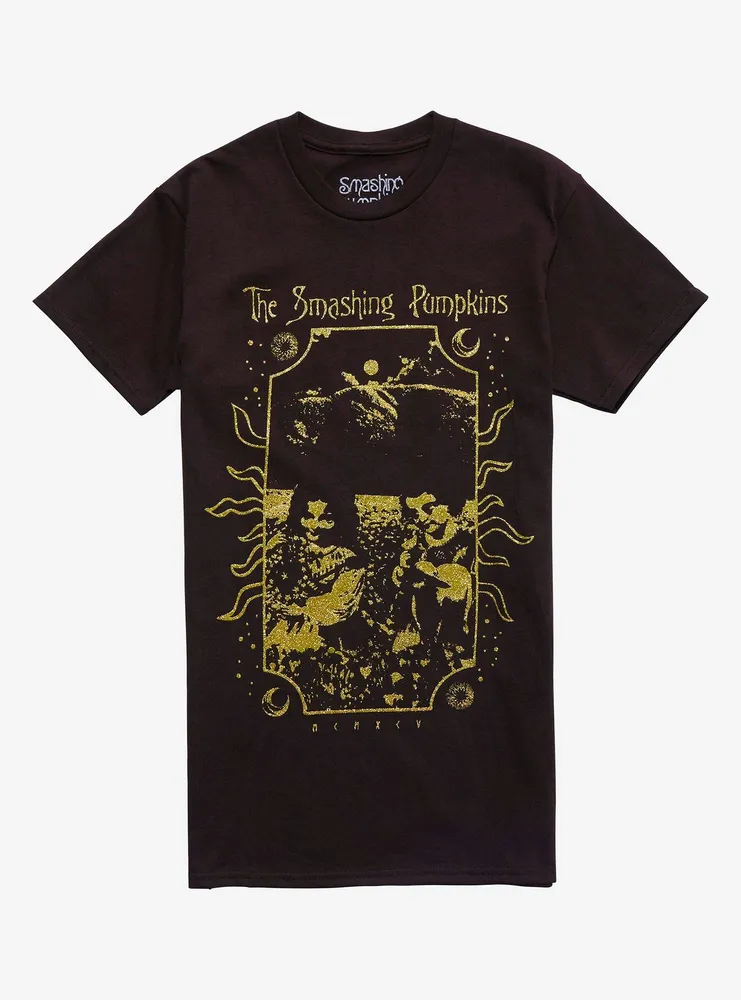 The Smashing Pumpkins Children Glitter Boyfriend Fit Girls T-Shirt