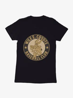 Looney Tunes Wile E. Coyote Baseball Club Womens T-Shirt