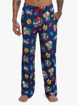 Sonic The Hedgehog Holiday Pajama Pants