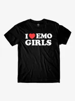 I Heart Emo Girls T-Shirt By Danny Duncan