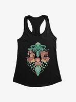 Studio Ghibli Spirited Away Chihiro And No Face Group Crest Girls Tank