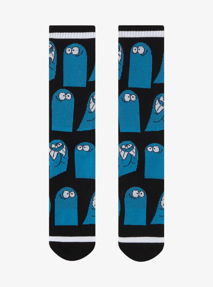 Foster's Home for Imaginary Friends Bloo Allover Print Crew Socks - BoxLunch Exclusive