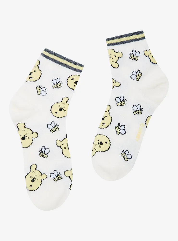 Disney Winnie the Pooh Bees Allover Print Socks - BoxLunch Exclusive