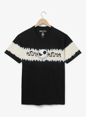 Disney The Nightmare Before Christmas Jack Skellington Tie-Dye Striped T-Shirt - BoxLunch Exclusive