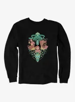 Studio Ghibli Spirited Away Chihiro And No Face Group Crest Sweatshirt