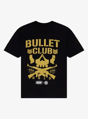 All Elite Wrestling Bullet Club Gold T-Shirt