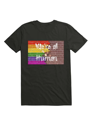 LGBT We're All Human T-Shirt