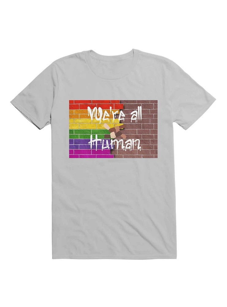 LGBT We're All Human T-Shirt