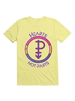 Pansexual Sign Hearts Not Parts T-Shirt