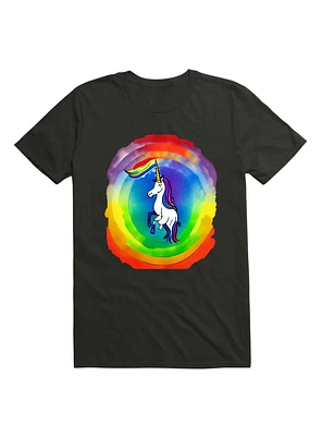 A Rainbow Unicorn The Style Of Salvador Dali T-Shirt