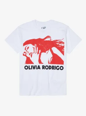 Olivia Rodrigo Guts Red Stencil T-Shirt
