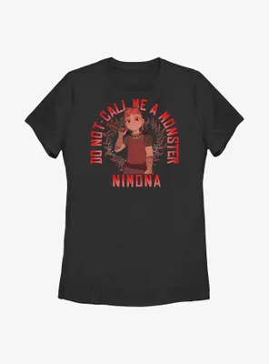 Nimona Not A Monster Womens T-Shirt