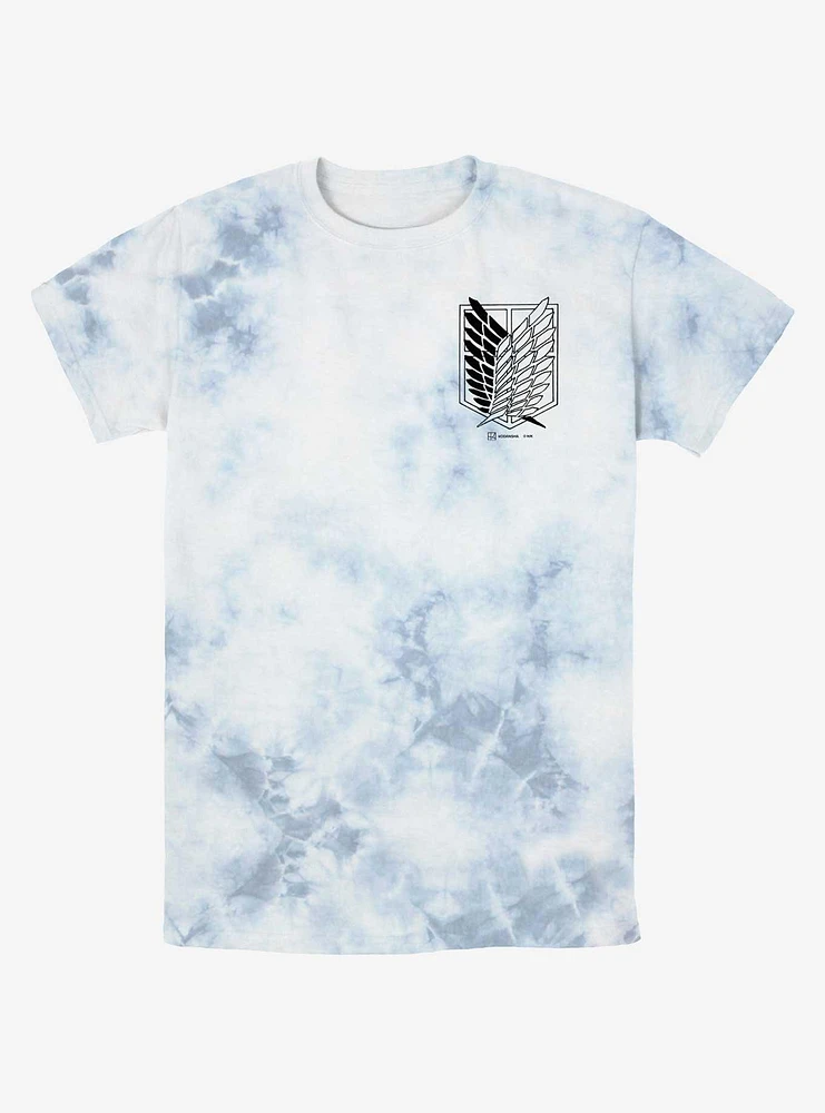 Attack On Titan Corner Scout Regiment Tie-Dye T-Shirt