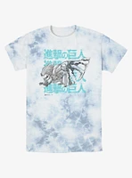 Attack On Titan Jaw Stack Tie-Dye T-Shirt