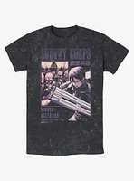 Attack On Titan Mikasa Ackerman Survey Corps Mineral Wash T-Shirt